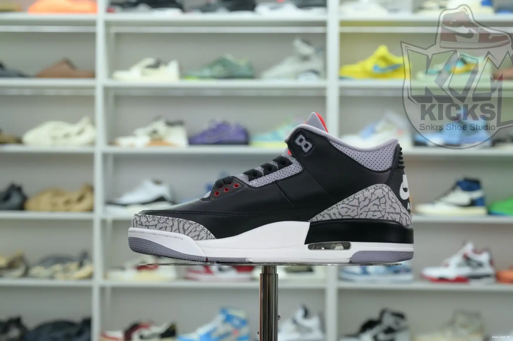 Kimikick 3“Black Jordan Air Cement Reimagined” 0825
